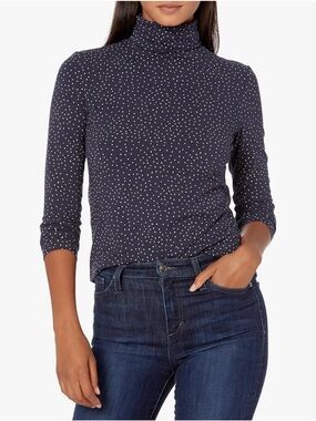 Amazon Essentials Women's Long-Sleeve Turtleneck Stretch Fleece